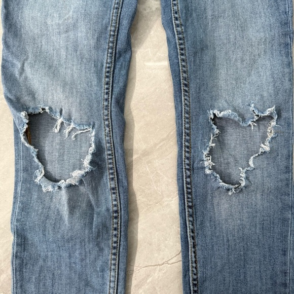 Women’s Free People Distressed High Rise Stretch Skinny Jeans 61855-16515125 - Picture 9 of 16